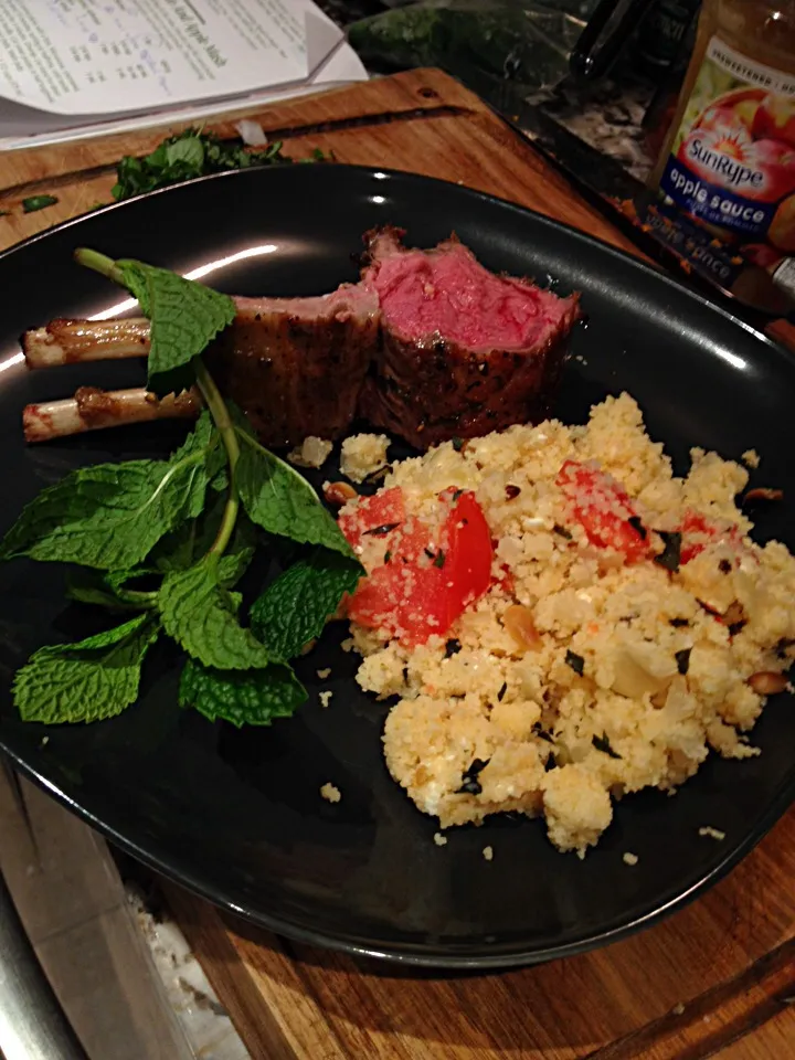 Snapdishの料理写真:Med rack of lamb|deeさん