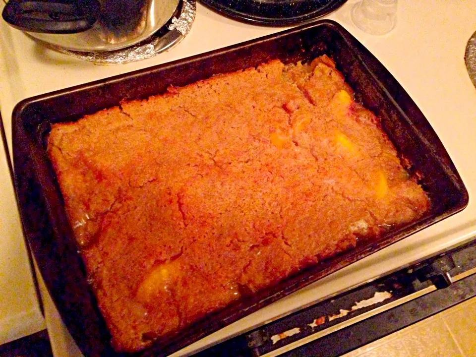 Peach cobbler old school recipe|amaja bryantさん