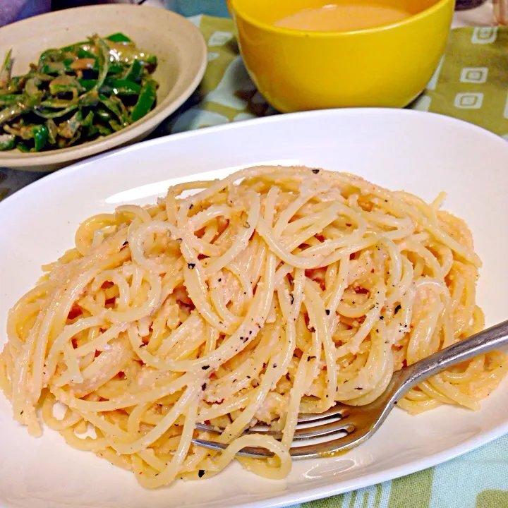 明太子パスタ|ハヤオさん