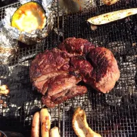 Snapdishの料理写真:BBQのメインはサーロイン！|masakoさん