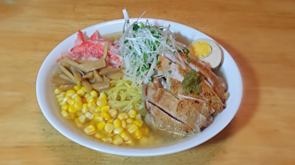 鶏・塩ラーメン！(こっそりカニカマ)|中村繁之さん