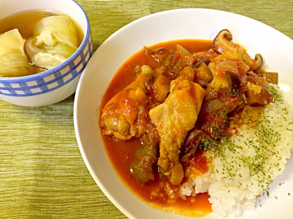 鳥肉のトマト煮込み|ラビさん