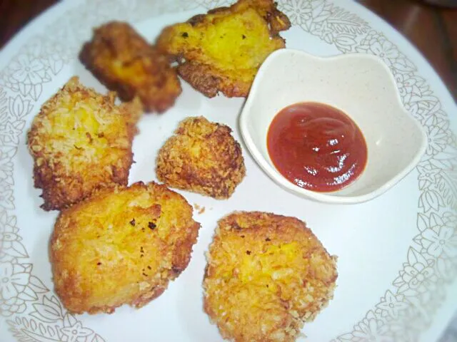 squash croquettes for dinner|Louella Argayoso Pontiverosさん