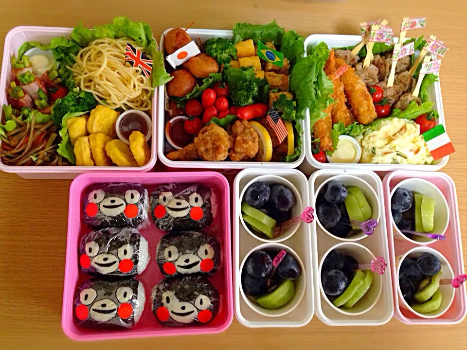 Snapdishの料理写真:2013 小学校運動会弁当|mamiさん