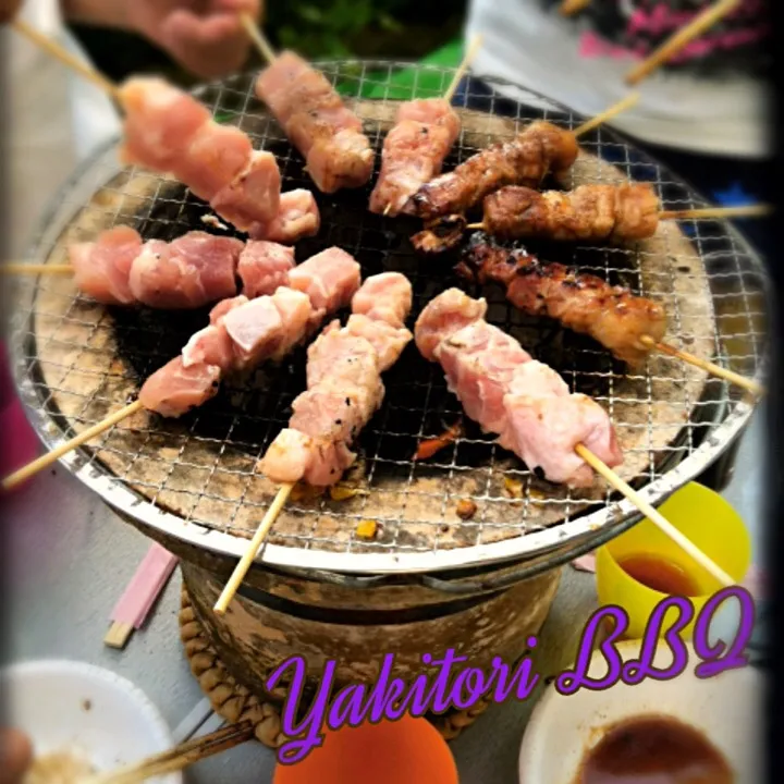 七輪で焼き鳥BBQ〜|tomoさん