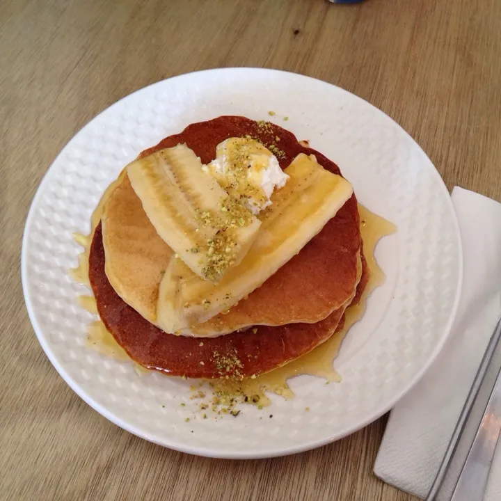 Awesome banana pancakes with ricotta cheese|hurul | 후룰さん