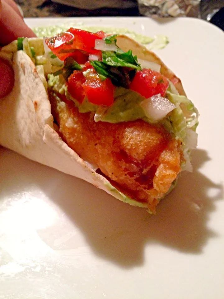 Fish Tacos, also homemade tortilla|Jakeさん