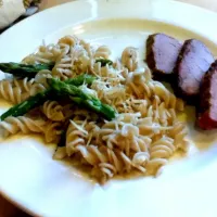 Gluten Free Asparagus Pasta & Roasted Pork Loin|Organic and Fitさん