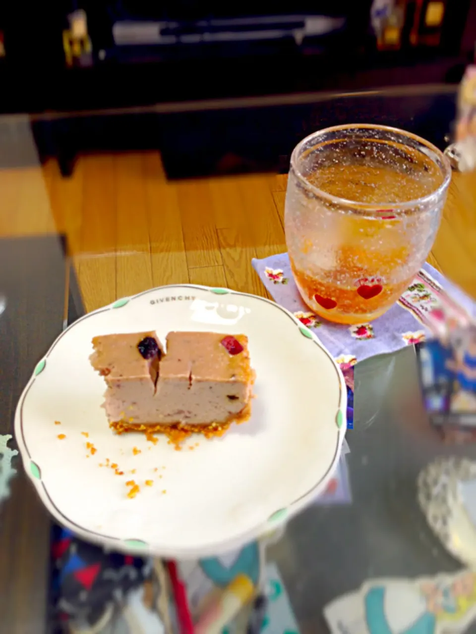 Snapdishの料理写真:ブルーベリークリームのタルトもどき♡|Mayuさん