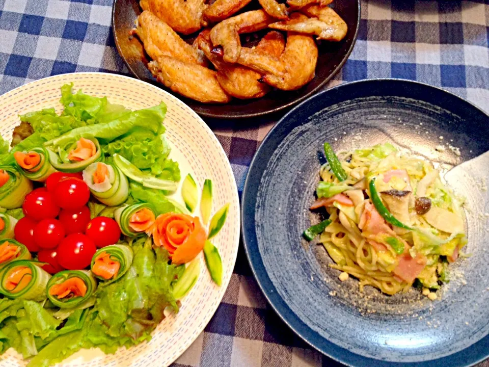 Snapdishの料理写真:きゅうちゃんさんの料理 塩チーズ焼きそば💛|ハルさん