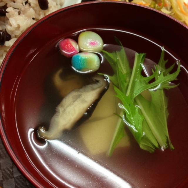 手毬麩のお吸い物 Yumie Hironaka Snapdish スナップディッシュ Id Haqika