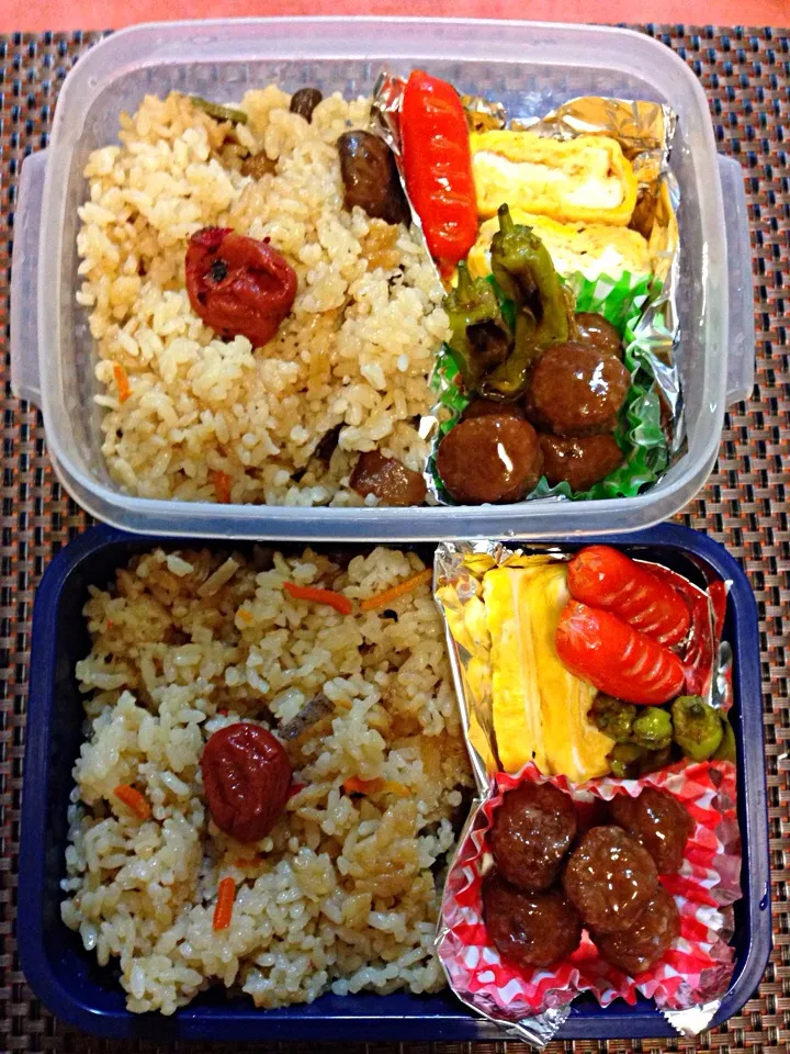 昨日の余り物弁当(^^;;|よ～さん