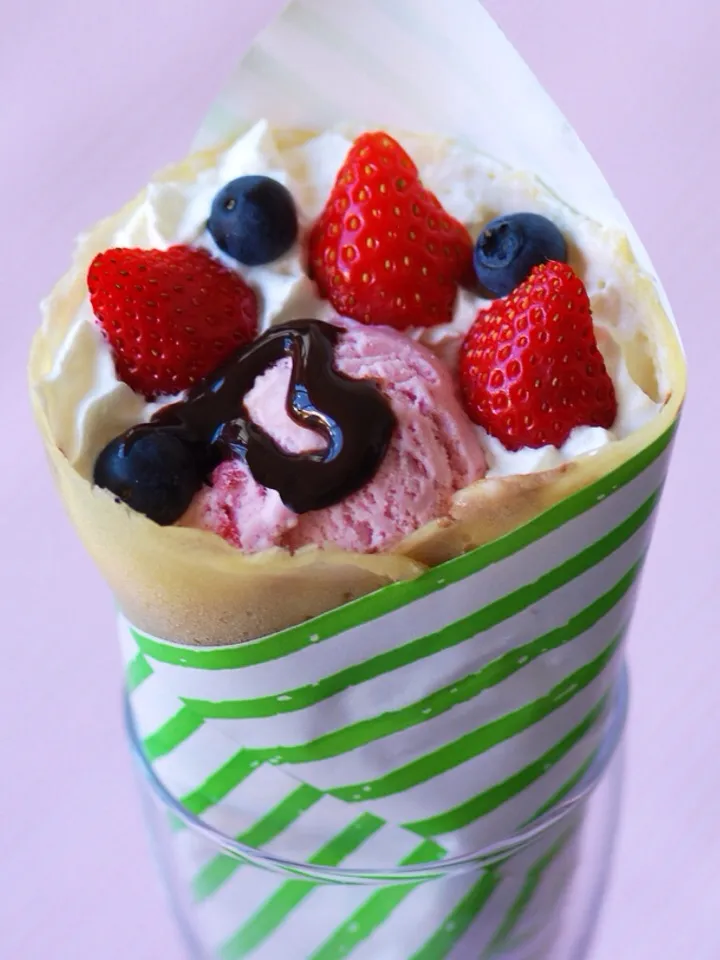 Crepe cone|Jen B.さん