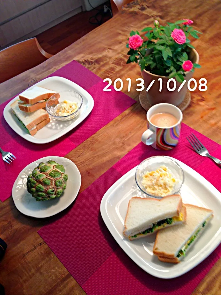 Snapdishの料理写真:朝ごはん  2013・10・8|ローゼルさん