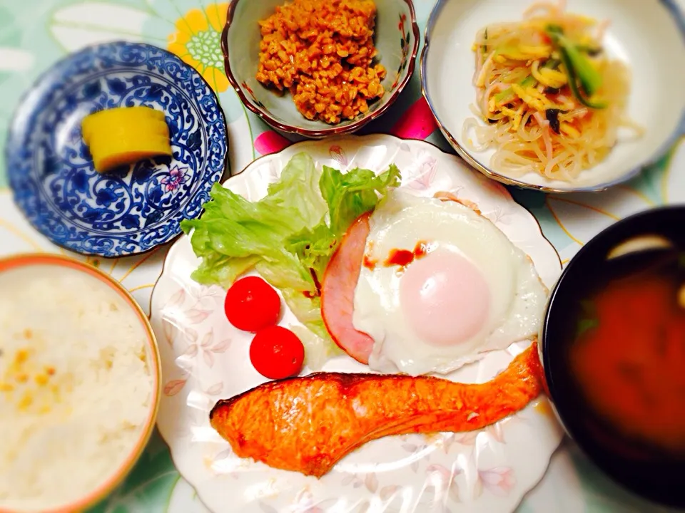 朝食〜鮭など〜|美羽さん