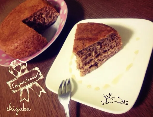 Snapdishの料理写真:しっとり＊ふわふわ紅茶のケーキ♡|しずか＊さん