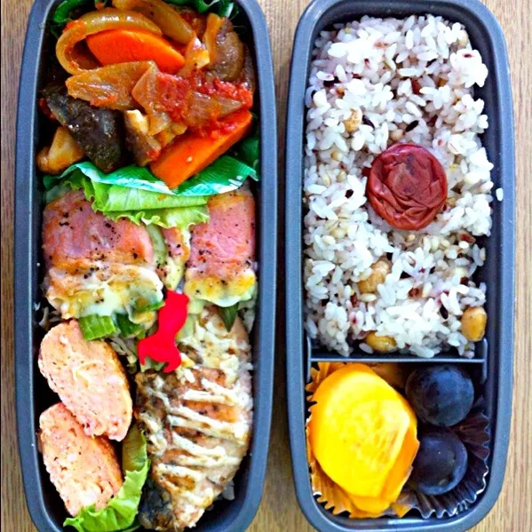 Snapdishの料理写真:お弁当 2013/10/08|moyukitaさん