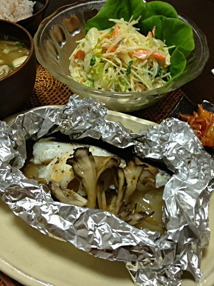 Snapdishの料理写真:タラのホイル焼き|きゃおさん