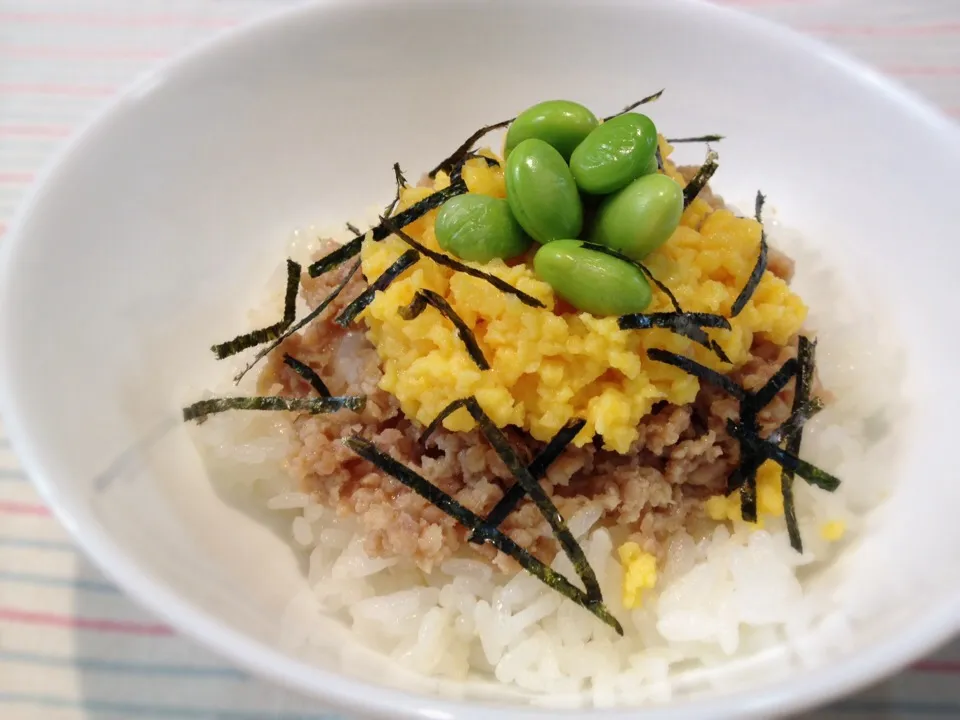 鶏そぼろ丼|うっちーさん