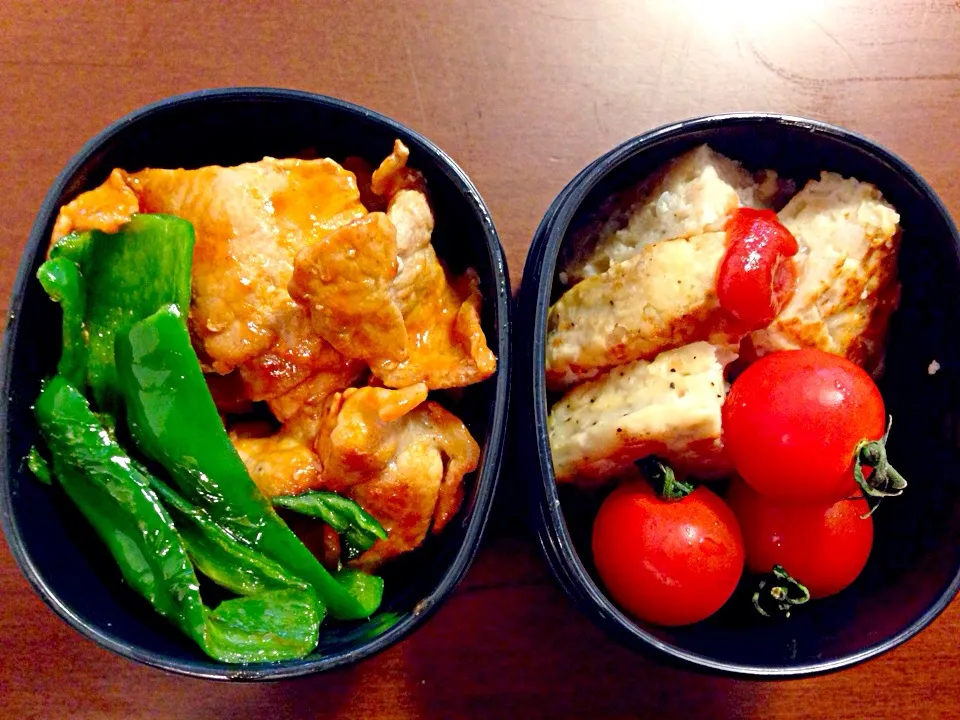 ポークチャップ弁当|たにゃきちさん