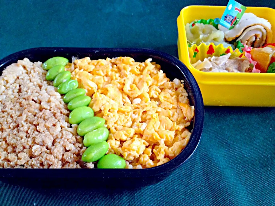 幼稚園のお弁当 10/9⁂三色ご飯⁂|5児のママさん