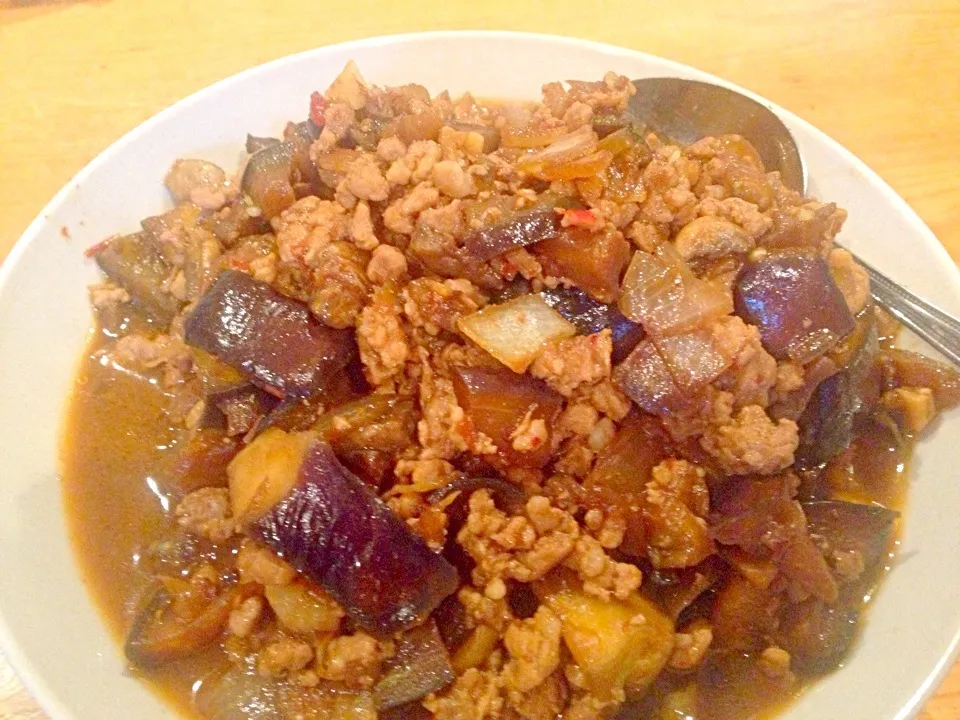 Eggplant stir fry in fish sause|yangzhouさん