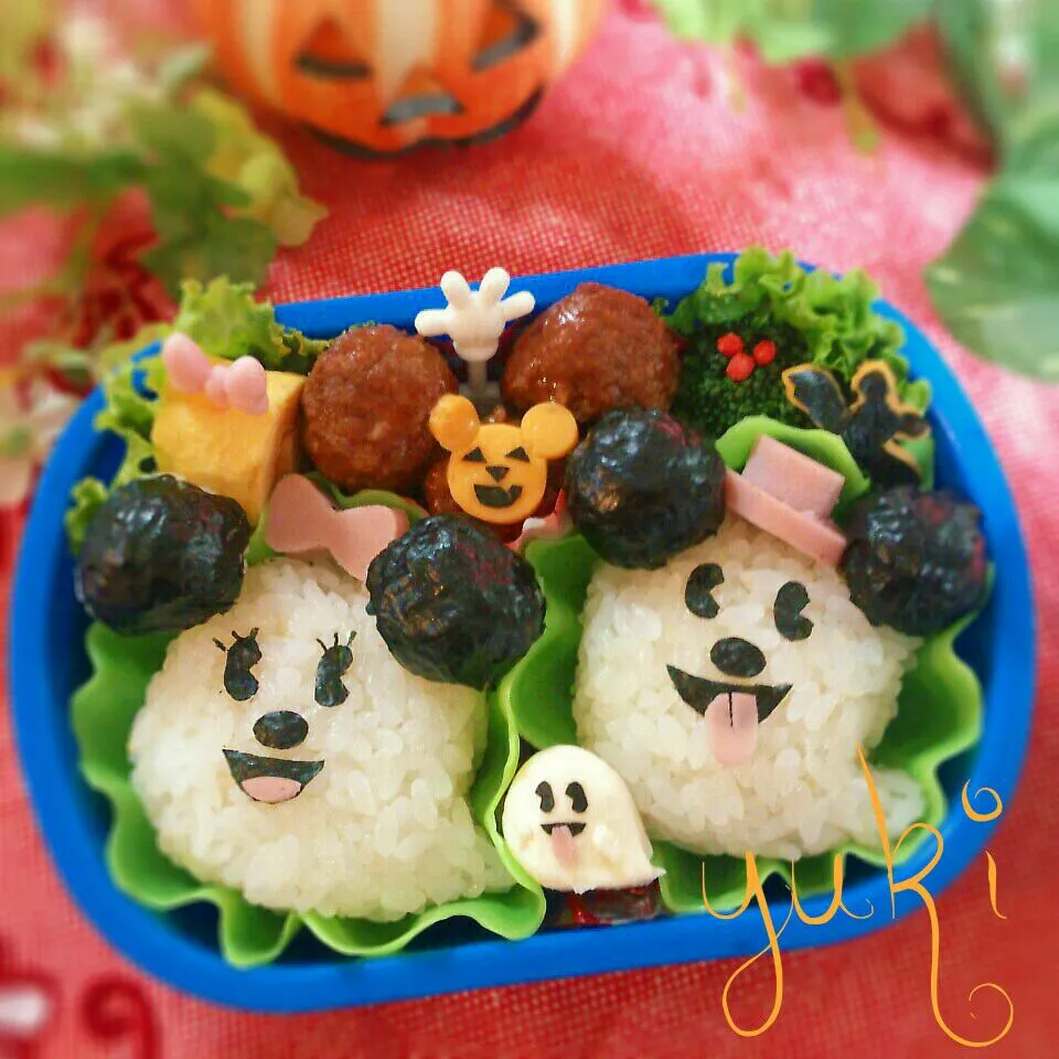 Snapdishの料理写真:ハロウィン祭り☆ﾐｷﾐﾆオバケちゃん♪|ゆうきさん