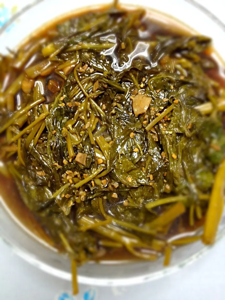 adobong kangkong(water spinach)|Mylene J. Oguroさん