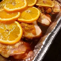 Orange Honey Ginger Chicken (the before shot)|Tjay Princeさん