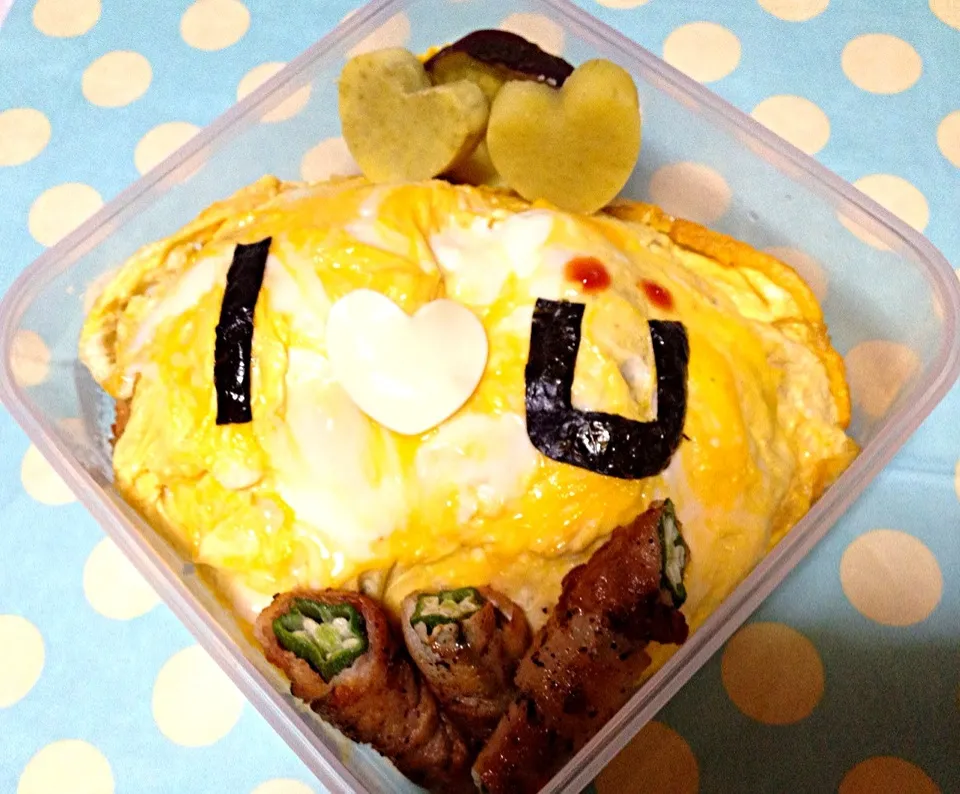 ❤のさつまいもの甘露煮入り彼弁当🍱💕|みきぴょん♪さん