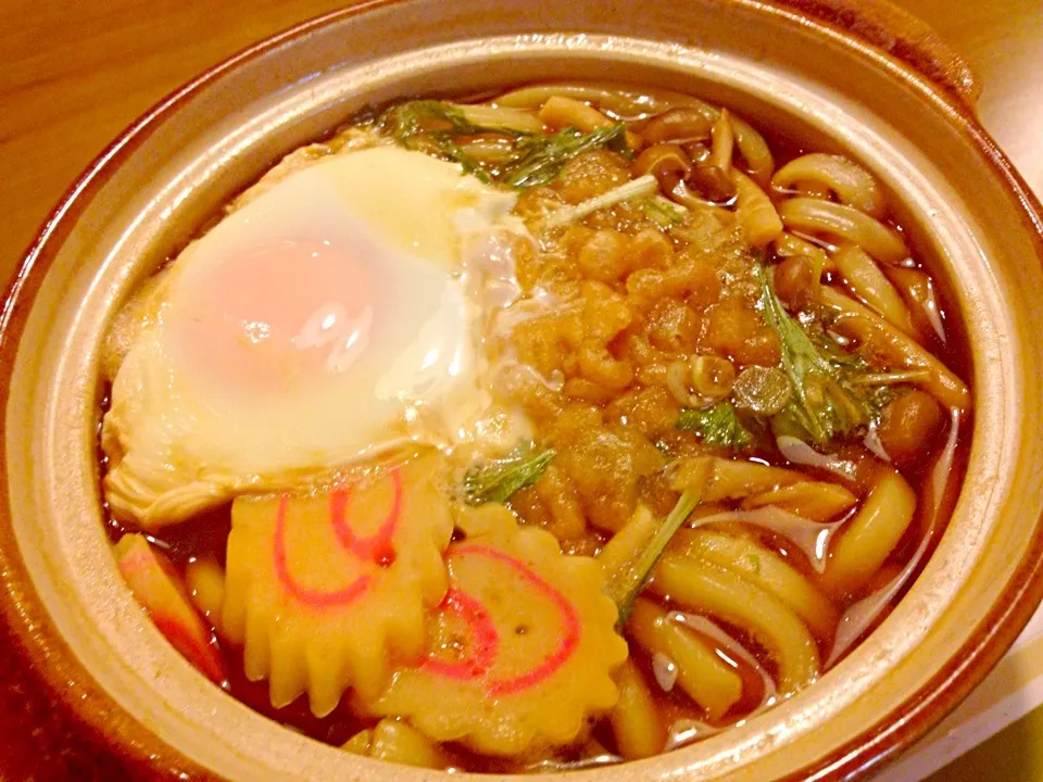 鍋焼きうどんで夕食🍲🍲|かずみさん