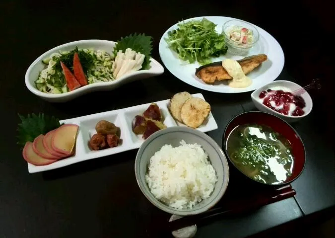 我が家流、ムニエル&お素麺料理。|Hisayoさん