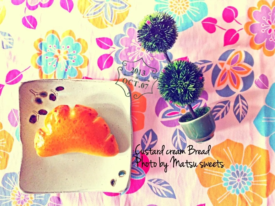 Custard cream bread|Matsu sweetsさん