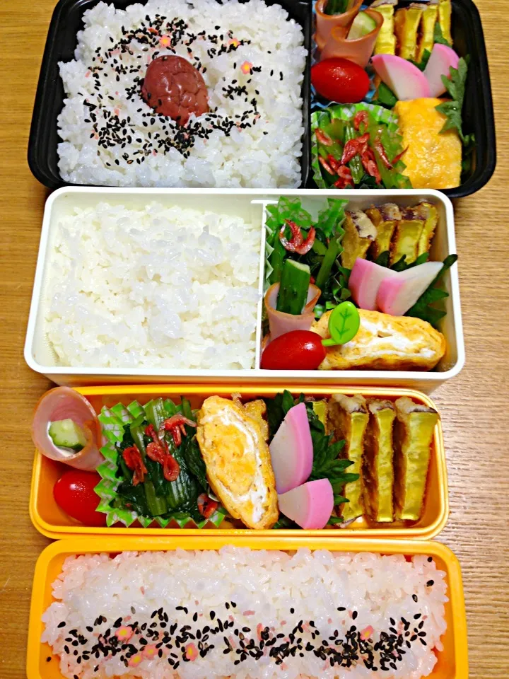 １０月１０日三人弁当|川上千尋さん