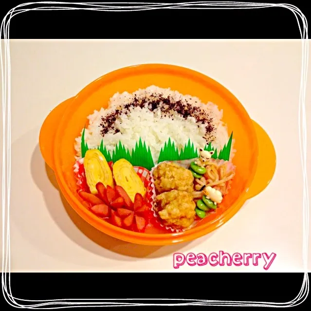 旦那様用☆お弁当(σω≘｡)４日目|☆ぴ〜ちゃん☆さん