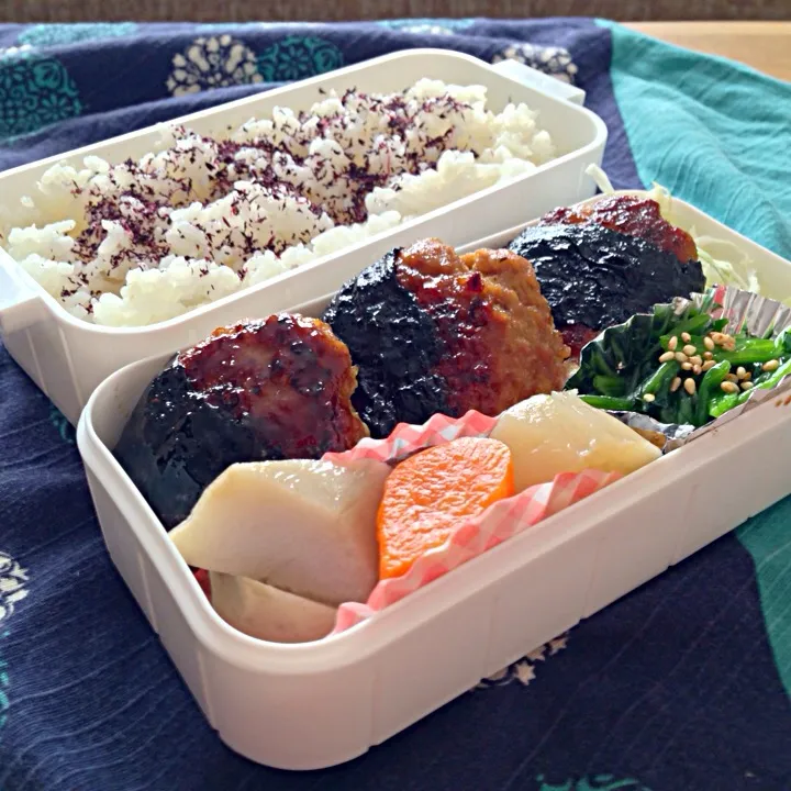 旦那さん弁当☆のり巻きつくね|chisatoさん