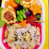 Snapdishの料理写真:娘ちゃん幼稚園弁当|aikoさん