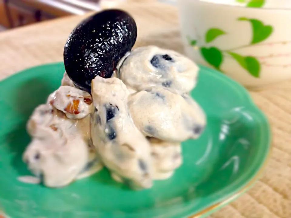 紫花豆を水切りヨーグルトで和えてみた🍵|せつこさん