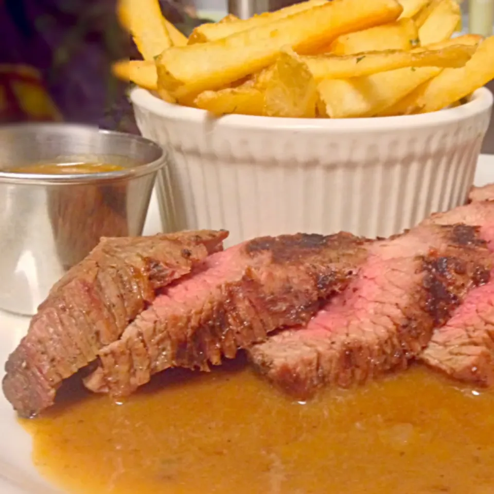 Steak Pommes Frites w/ Whiskey Demi Glace|paddyさん