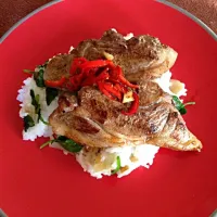 Cinnamon Lamb with rice and lemon chilli sauce|Rachel Garlandoさん