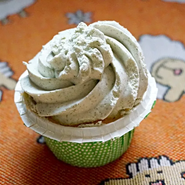 Matcha cupcake💚|(*´∇｀*)うふ♪.さん