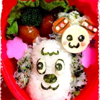 Snapdishの料理写真:わんわんキャラ弁|えみこあさん