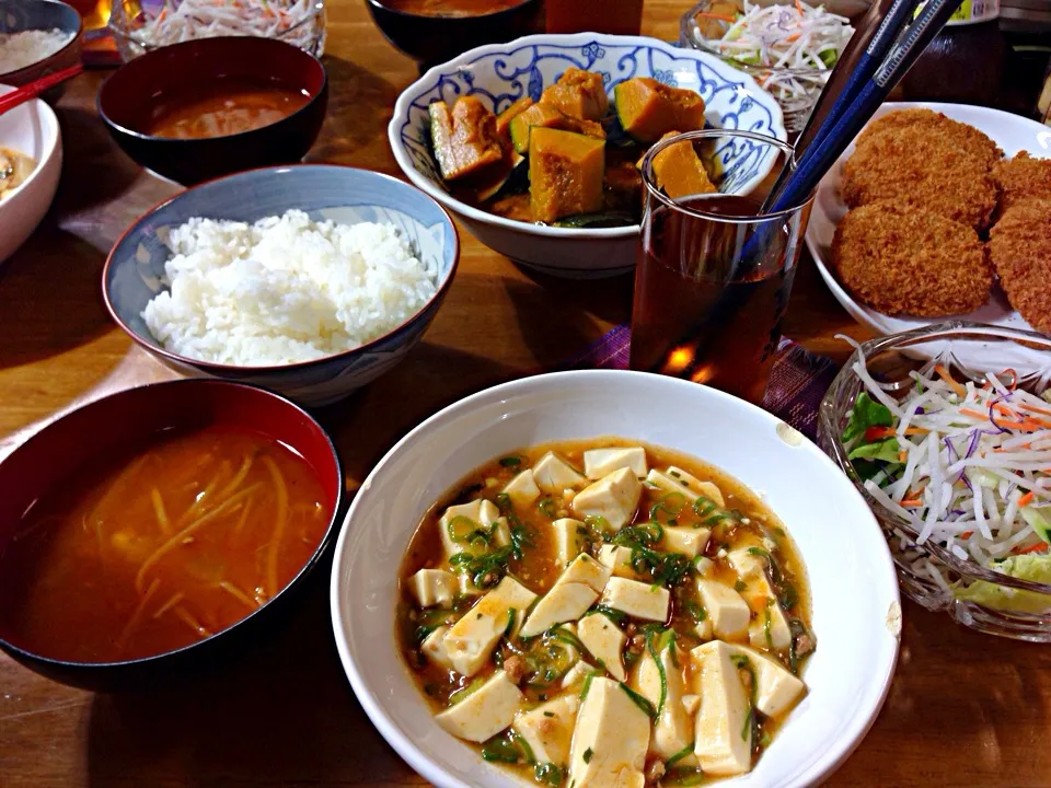 麻婆豆腐、カボチャ他(^O^)／|すかラインさん