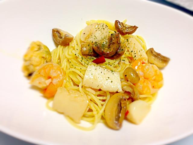 おいしい パスタを使ったアヒージョのレシピセレクト Snapdish スナップディッシュ