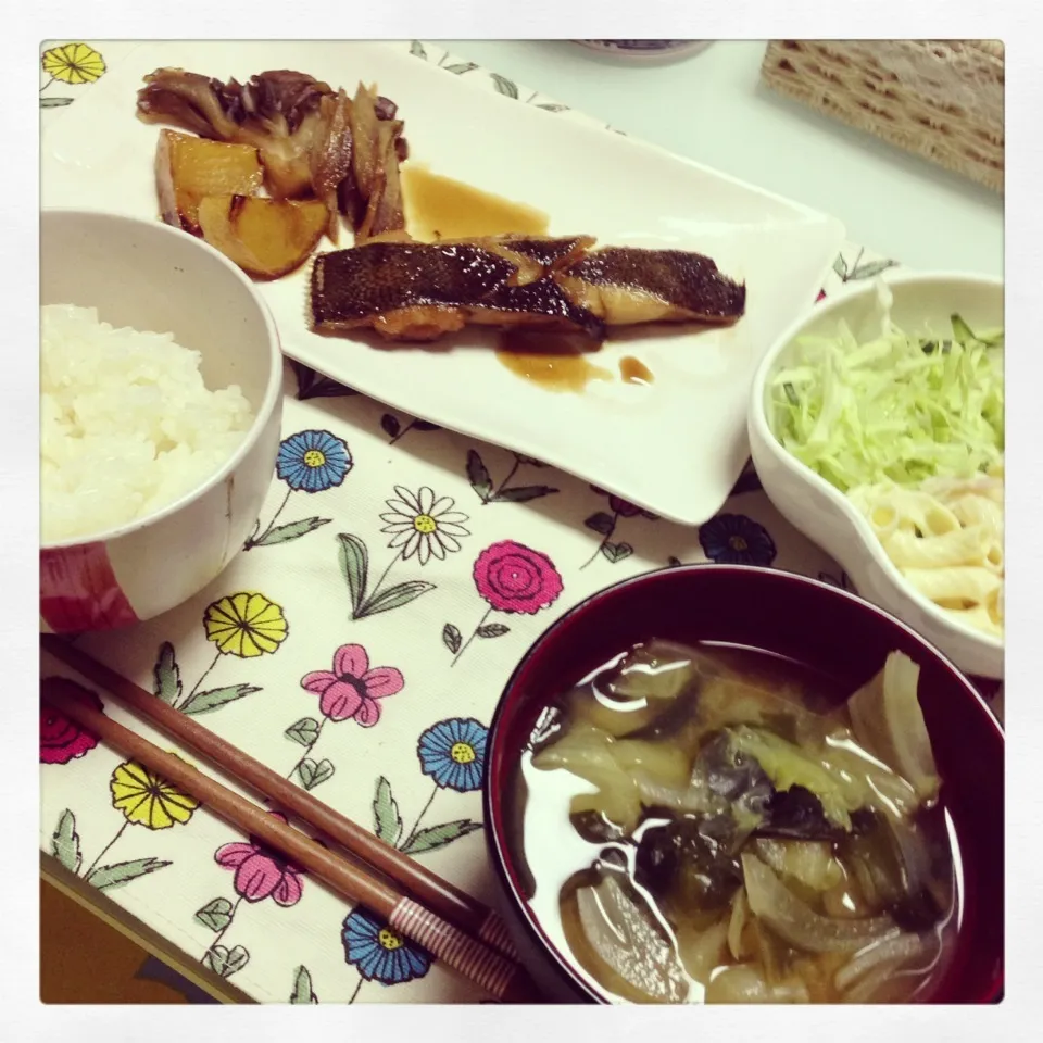 カレイの煮付け定食|なみさん