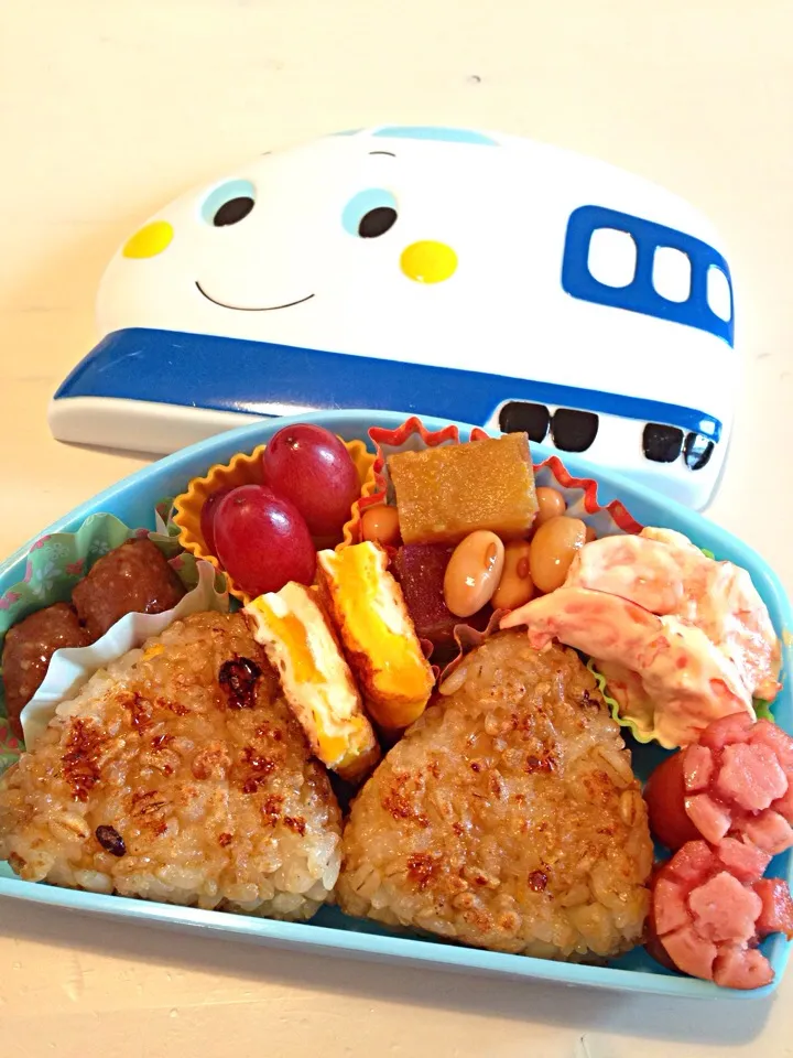 ☆幼児弁当☆焼きおにぎり弁当☆|りなさん