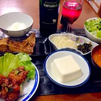 Snapdishの料理写真:🐔鷄南蛮揚げ＆鰤カマ煮付け🐟