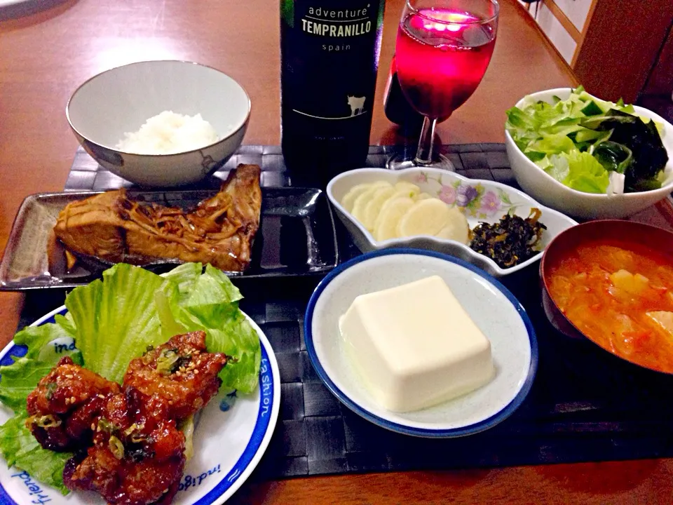 🐔鷄南蛮揚げ＆鰤カマ煮付け🐟|マニラ男さん