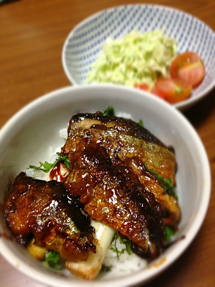 サンマの蒲焼き丼|あすかさん