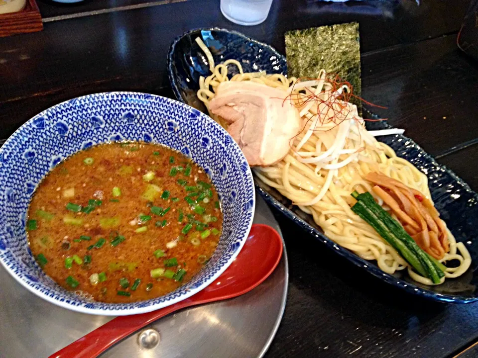 Snapdishの料理写真:つけ麺 白 海老油|きむらゆりかさん